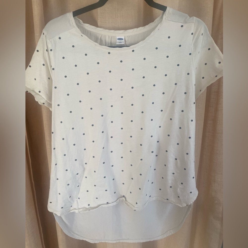 Polka Dot High/Low Top